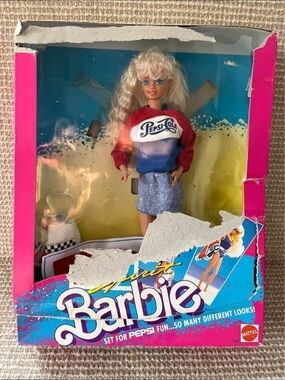 NEW Mattel Barbie Pepsi Outfit Collectible Doll